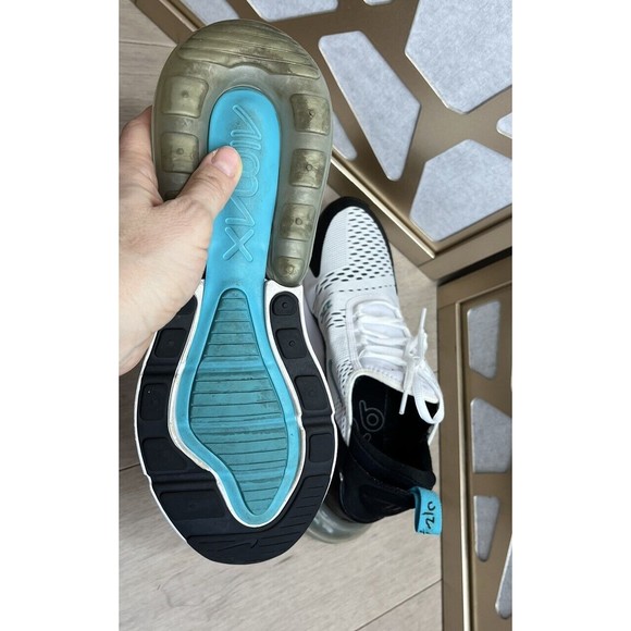 NIKE AIR MAX 270 Sneakers Men Shoes 10 White Shoes - Picture 9 of 10